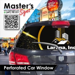 Perforated Car Windows - Custom