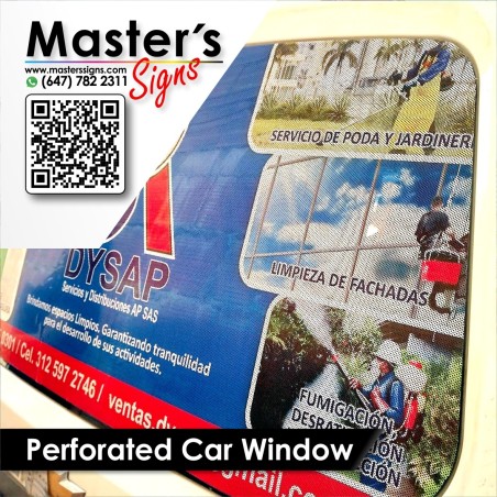 Perforated Car Windows - Custom