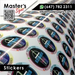 Custom Stickers per foot square