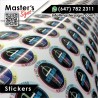 Custom Stickers per foot square