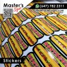 Custom Stickers per foot square